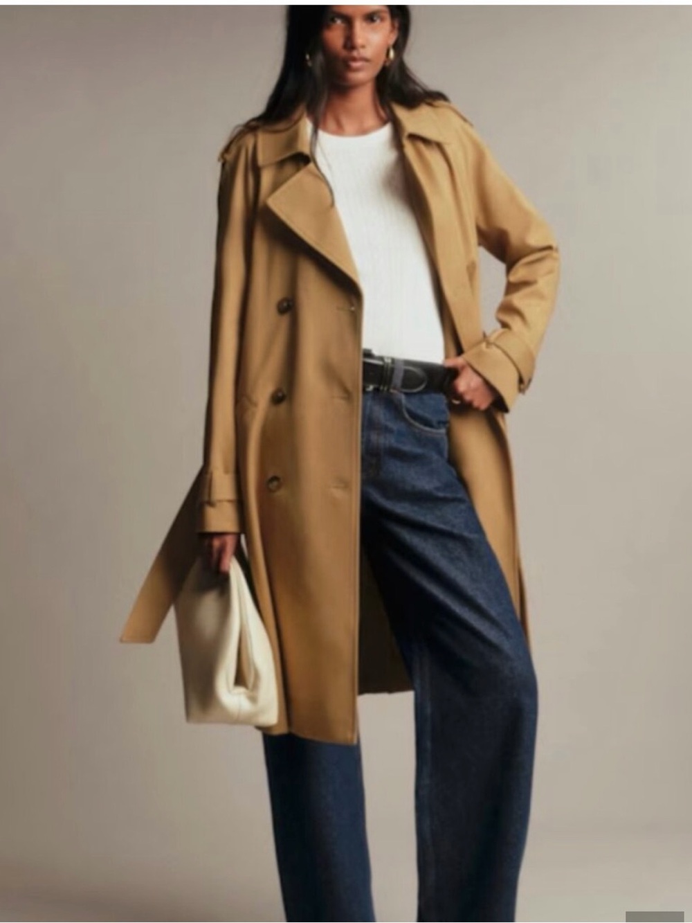 Sezane Classic Trench Coat - excellent condition!